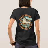 多分私はローラースケート中毒Tシャツ Tシャツ (裏面)