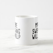 多分誓うことは救済します コーヒーマグカップ (中央)