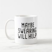 多分誓うことは救済します コーヒーマグカップ (左)