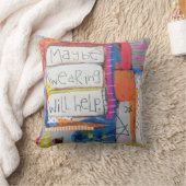 多分誓うことは装飾用クッションを救済します クッション (ブランケット)