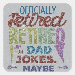 多分退職したパパジョーク スクエアシール