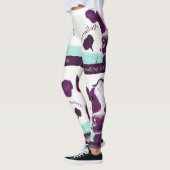 多分飛行を熟視している紫色牛かなり レギンス (左)