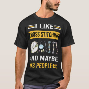 多分3人がクロステッチング Tシャツ