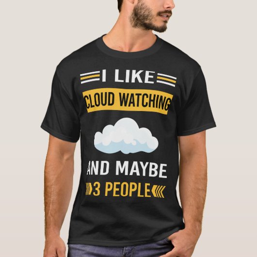 多分3人のクラウドを見ている Tシャツ (正面)