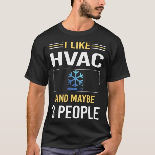 多分3人HVAC Tシャツ (正面)
