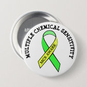 多剤感受性障害MCSDボタン 缶バッジ (正面&裏面)