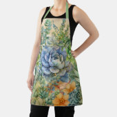 多品種の多肉植物 エプロン (インサイチュ)