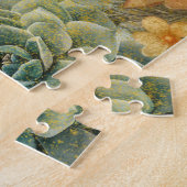 多品種の多肉植物 ジグソーパズル (側面)