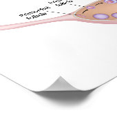 多嚢胞性卵巣症候群、ラベル付き図。 ポスター (角)
