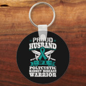 多嚢胞性腎疾患戦士Pkdの夫 キーホルダー (正面)