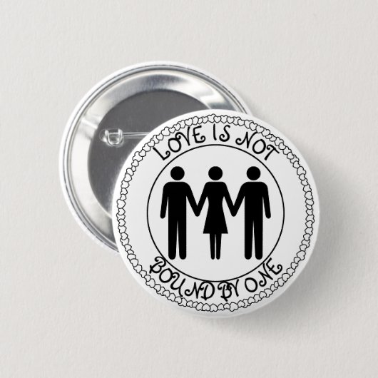 多女性 缶バッジ (正面&裏面)