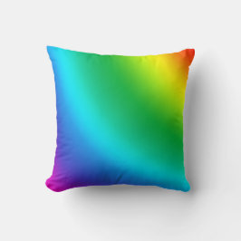 多彩および多彩な色のしぶき クッション