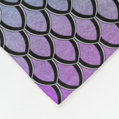 多彩でおよび黒いドラゴンのスケール毛布 フリースブランケット (角)