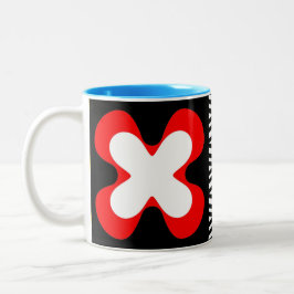 多彩ではっきりしたで写実的な花のCaféOlé 11oz。 マグ