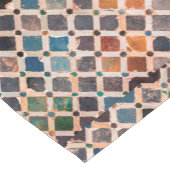 多彩でパターン(の模様が)あるなタイル ショートテーブルランナー (コーナー)
