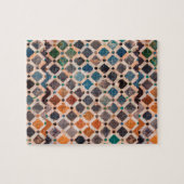 多彩でパターン(の模様が)あるなタイル ジグソーパズル (横)