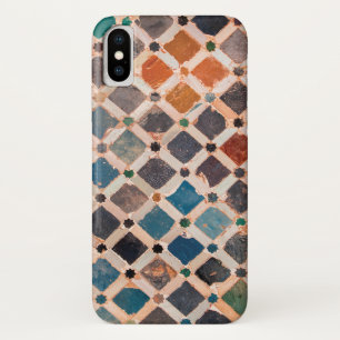 多彩でパターン(の模様が)あるなタイル iPhone X ケース