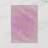 多彩で抽象的な万華鏡のように千変万化するパターンの曼荼羅 名刺 (裏面)