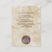 多彩で抽象的な泡曼荼羅 名刺 (裏面)