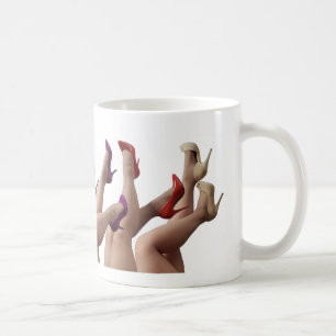 多彩なかかととの虹のロゴ コーヒーマグカップ