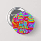 多彩なきのこ 缶バッジ (正面&裏面)