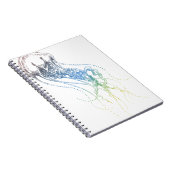 多彩なくらげのスケッチ ノートブック (右側)