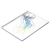 多彩なくらげのスケッチ ノートブック (左側)