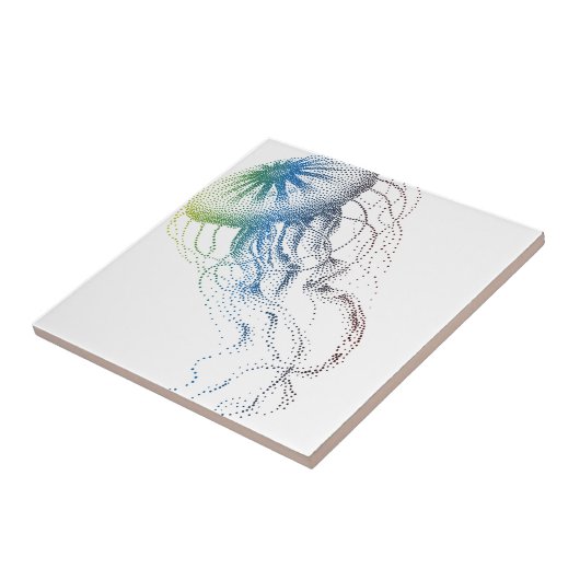 多彩なくらげ タイル (側面)