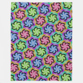 多彩なカバーJimetteの北極デザイン フリースブランケット (正面)