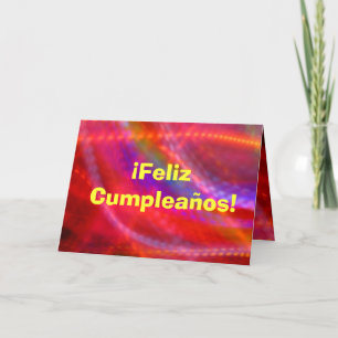 多彩なカード- Feliz Cumpleaños - カード
