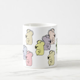 多彩なコアラのマグ コーヒーマグカップ