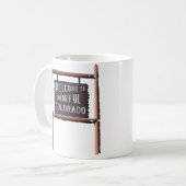 多彩なコロラド州へようこそ コーヒーマグカップ (正面左)