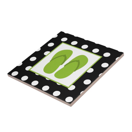 多彩なストライプのタイル タイル (側面)