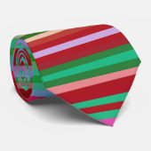 多彩なストライプ ネクタイ (ロール)
