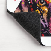 多彩なダックスフントの芸術 マウスパッド (コーナー)