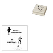 多彩なダンサーになる ラバースタンプ (押印)