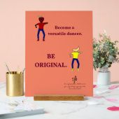 多彩なダンサーサケになる アクリルサイン (ウェディング)