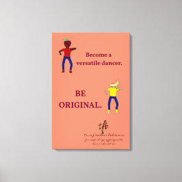 多彩なダンサーサケになる キャンバスプリント