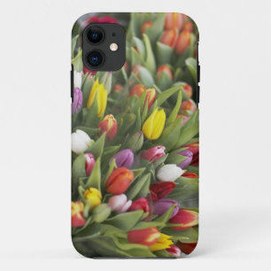 多彩なチューリップの束 iPhone 11 ケース