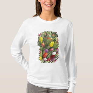 多彩なチューリップの束 Tシャツ
