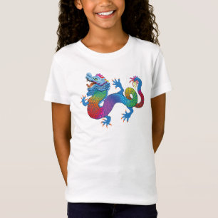 多彩なドラゴン Tシャツ