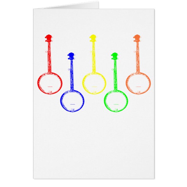 多彩なバンジョー (正面)