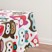 多彩なフクロウパターン テーブルクロス (インサイチュ)