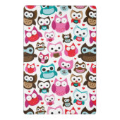 多彩なフクロウパターン ミニクリップボード (裏面)