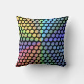 多彩なプリズム効果 クッション (裏面)