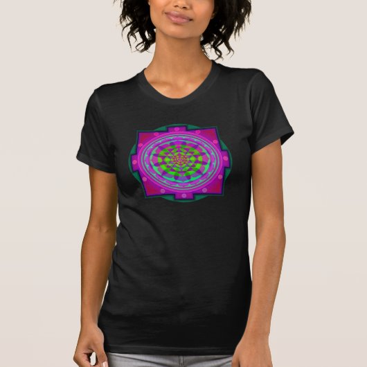 多彩なヨガYantra Tシャツ (正面)