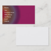 多彩な円 名刺 (正面/裏面)