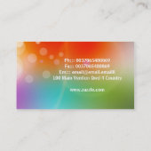 多彩な名刺 名刺 (裏面)