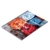 多彩な家はあなたのヤーンの隠匿物があるところです ノートブック (左側)