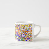 多彩な抽象デザインのエスプレッソのコップ エスプレッソカップ (右)